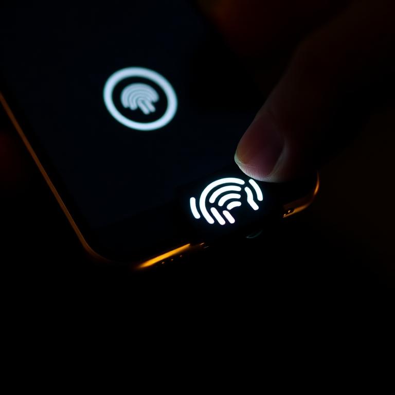Smartphone che scansiona un portachiavi NFC stampato in 3D
